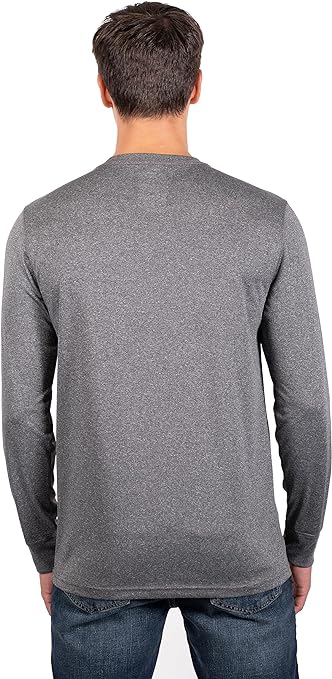 Ultra Game NFL Las Vegas Raiders Mens Active Quick Dry Long Sleeve T-Shirt|Las Vegas Raiders - UltraGameShop