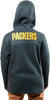 Ultra Game NFL Green Bay Packers Youth Extra Soft Fleece Quarter Zip Pullover Hoodie Sweartshirt|Green Bay Packers