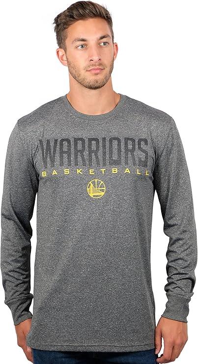 Ultra Game NBA Golden State Warriors Men's Super Soft Game Day Long Sleeve T-Shirt |Golden State Warriors - UltraGameShop