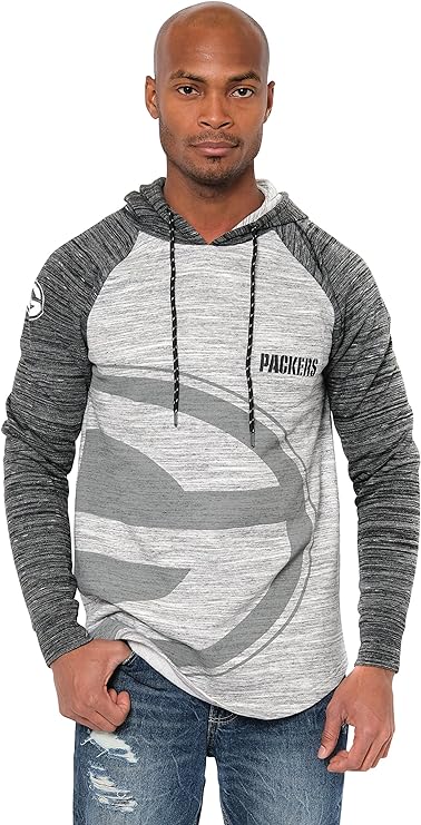 Ultra Game NFL Green Bay Packers Mens Vintage Super Soft Fleece Pullover Hoodie|Green Bay Packers - UltraGameShop