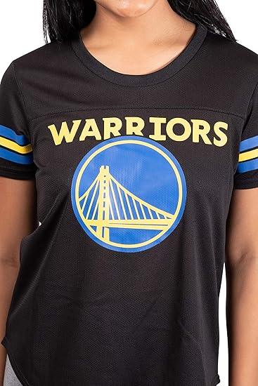 Ultra Game NBA Women's Golden State Warriors Soft Mesh T-Shirt | Golden State Warriors - UltraGameShop