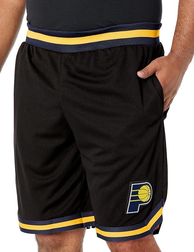 Ultra Game NBA Indiana Pacers Men's Active Knit Basketball Training Shorts|Indiana Pacers - UltraGameShop