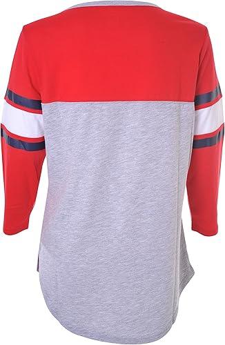 Ultra Game Washington Wizards Women's Standard T Raglan Baseball 3/4 Long Sleeve Tee Shirt|Washington Wizards - UltraGameShop