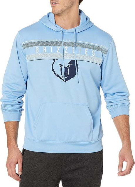 Ultra Game NBA Memphis Grizzlies Men's Fleece Hoodie Pullover Sweatshirt Poly Midtown |Memphis Grizzlies - UltraGameShop