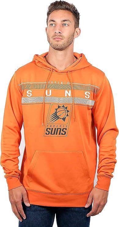 Ultra Game NBA Official Men’s Super Soft Midtown Hoodie Pullover Sweatshirt - Unisex, Phoenix Suns|Phoenix Suns