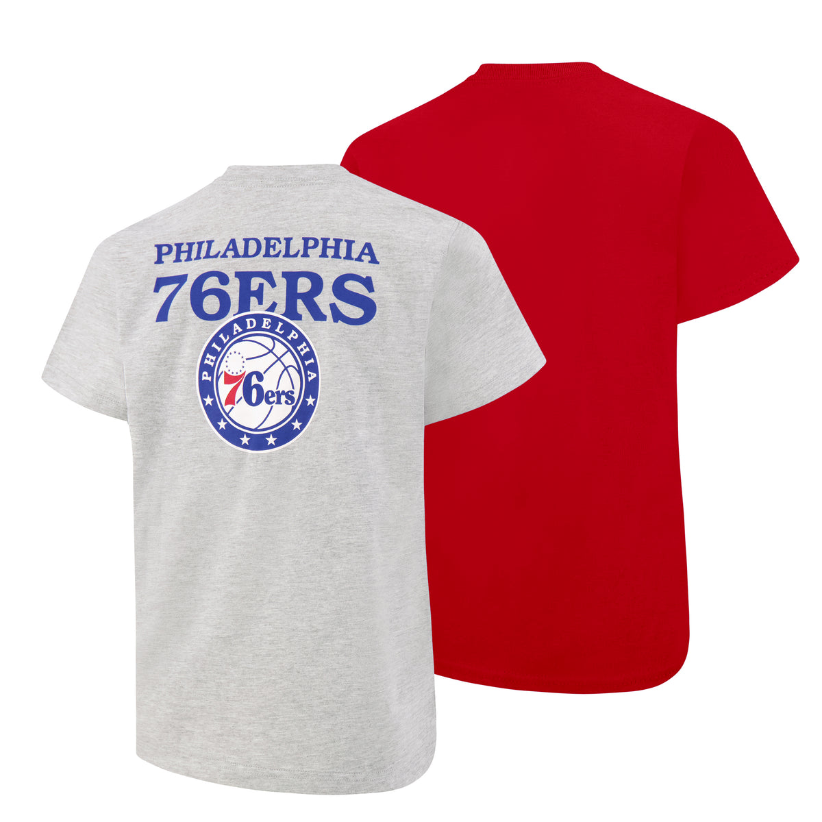 Ultra Game Youth NBA Official Standard Super Soft 2 Pack T-Shirt Set | Philadelphia 76ers