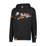 Ultra Game Mens NFL Official Super Soft Throwback Hoodie Sweatshirt | Cincinnati Bengals