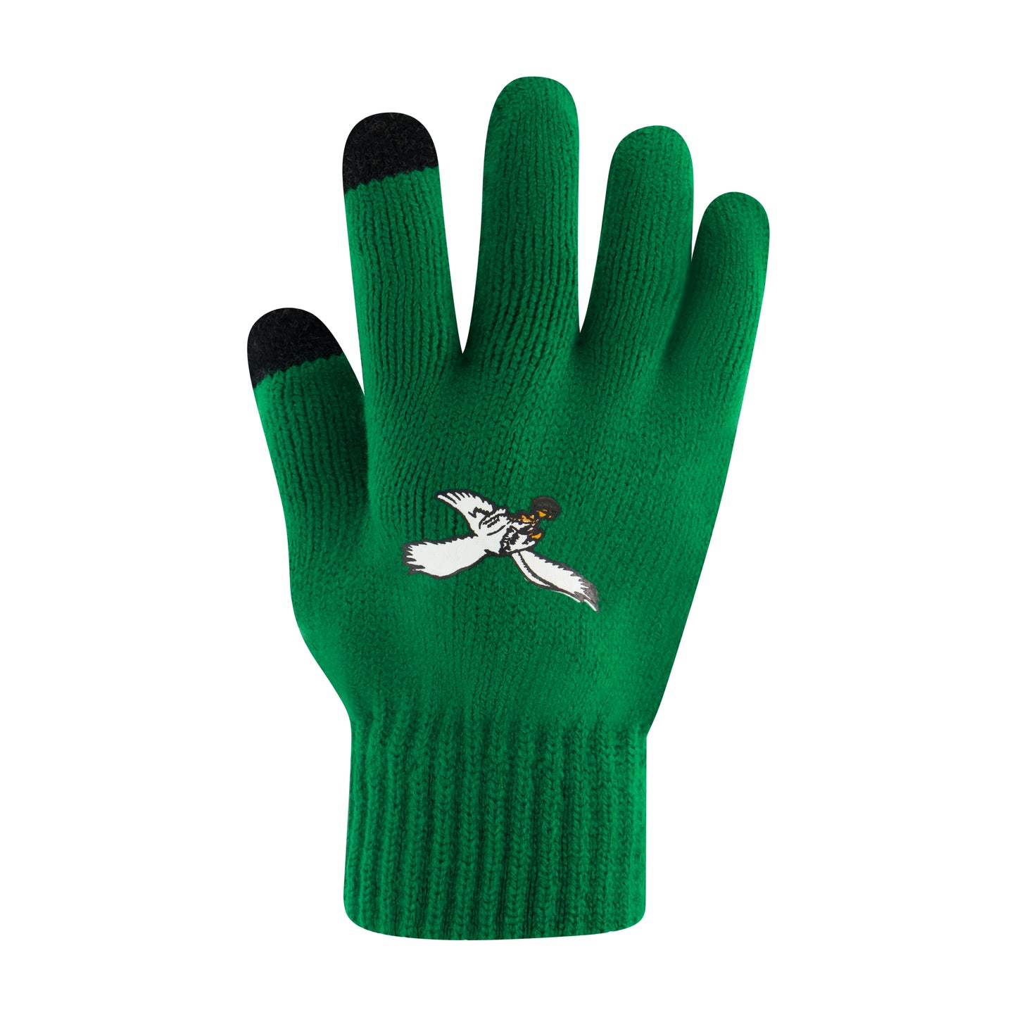 Ultra Game NFL Official Adults Super Soft Winter Beanie Knit Hat with Extra Warm Touch Screen Gloves, Philadelphia Eagles, Team Color, 1SIZE|Philadelphia Eagles