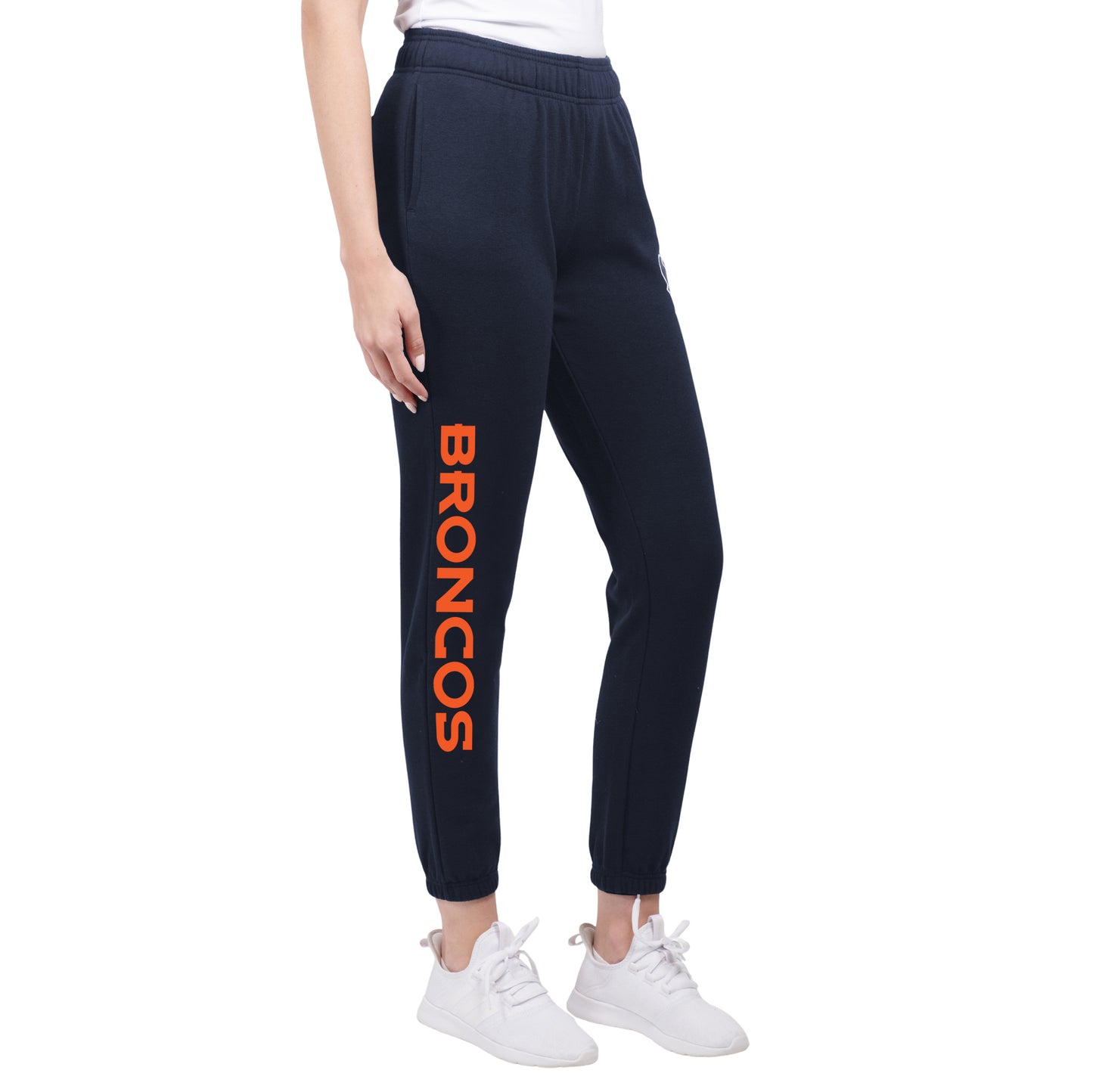 Ultra Game NFL Official Women's Super Soft Fleece Jogger Sweatpants|Denver Broncos