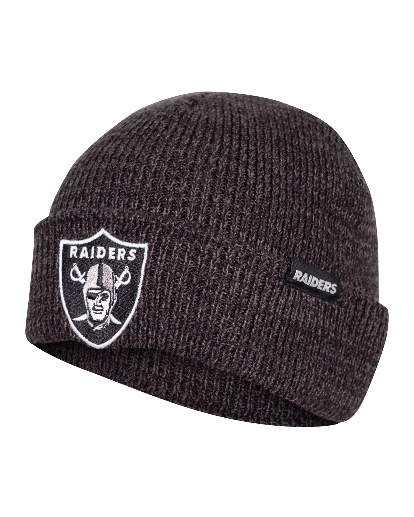 Ultra Game NFL Official Youth Super Soft Marled Winter Beanie Knit Hat with Extra Warm Touch Screen Gloves, Las Vegas Raiders, Team Color, 1SIZE|Las Vegas Raiders