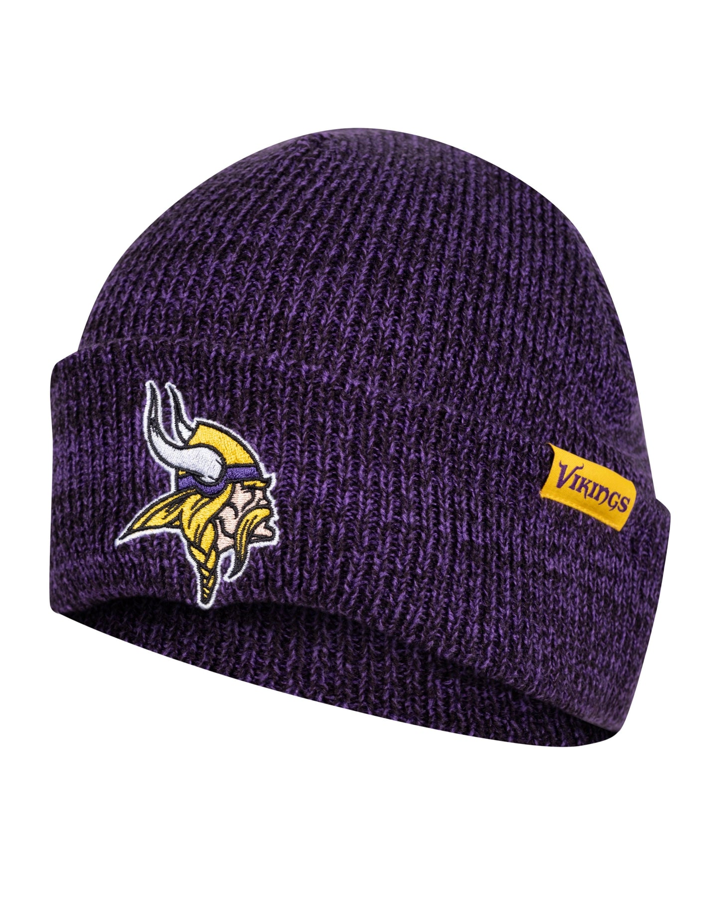 Ultra Game Youth NFL Official Super Soft Marl Knit Winter Beanie Knit Hat with Extra Warm Touch Screen Gloves|Minnesota Vikings