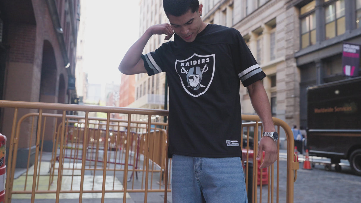Ultra Game Adults NFL Official Soft Mesh Vintage Beast Mode Jersey T-Shirt