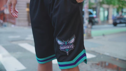 Ultra Game NBA Official Men’s Supreme Basketball Training Shorts - Unisex, Charlotte Hornets, Team Color|Charlotte Hornets