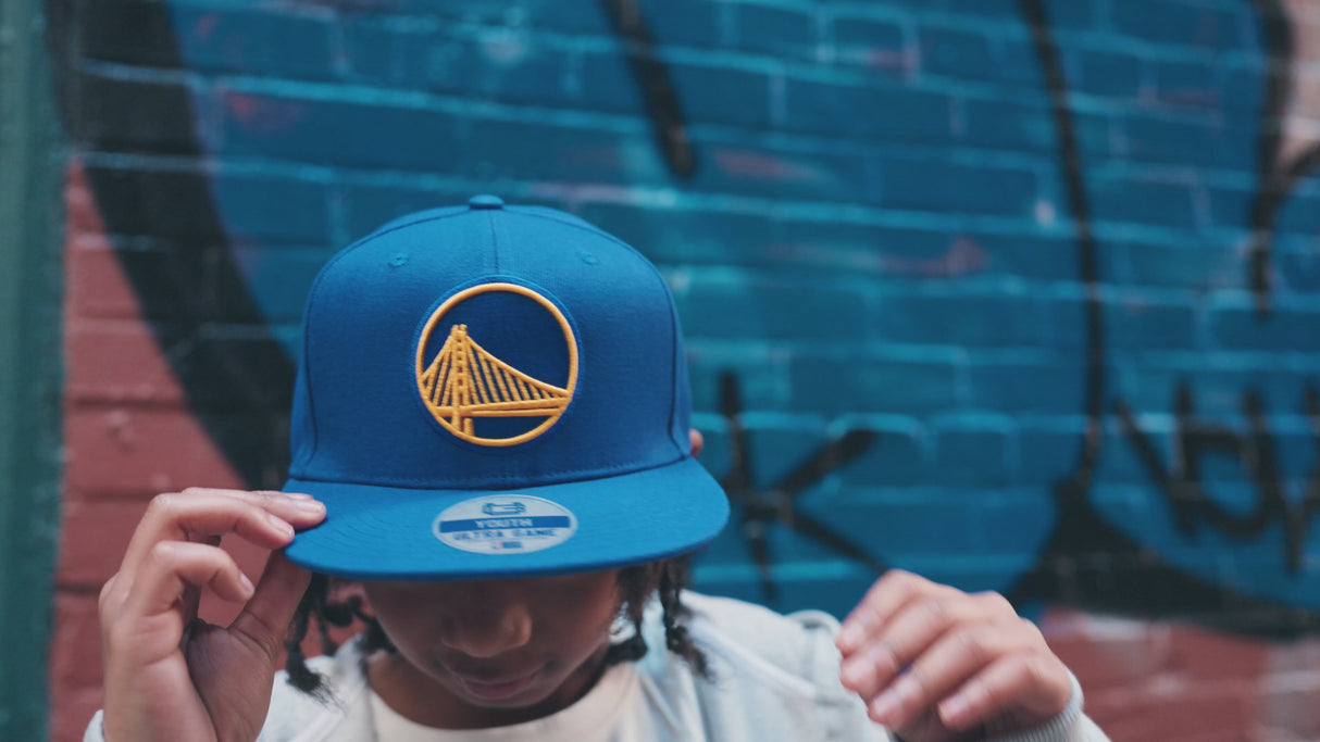 Ultra Game Youth NBA Official 8-20 Twill Snap Back Ultimate Baseball Cap Hat | New York Knicks
