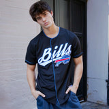 Ultra Game Adult's NFL Official Button Down Baseball Mesh Jersey Shirt | Philadelphia Eagles