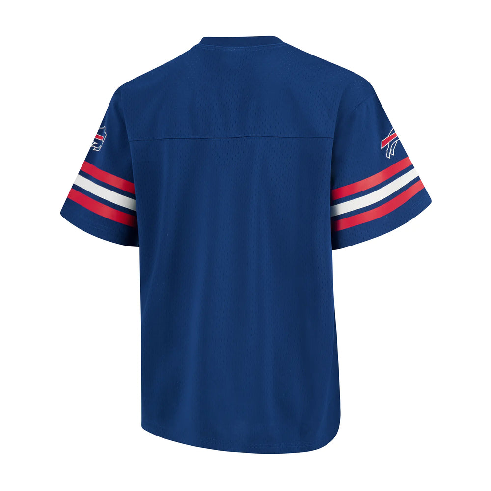 Ultra Game Adults NFL Official Soft Mesh Vintage Beast Mode Jersey T-Shirt | Buffalo Bills