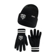 Ultra Game Adults NFL Official Super Soft Marled Winter Beanie Knit Hat With Warm Touch Screen Gloves | Chicago Bears