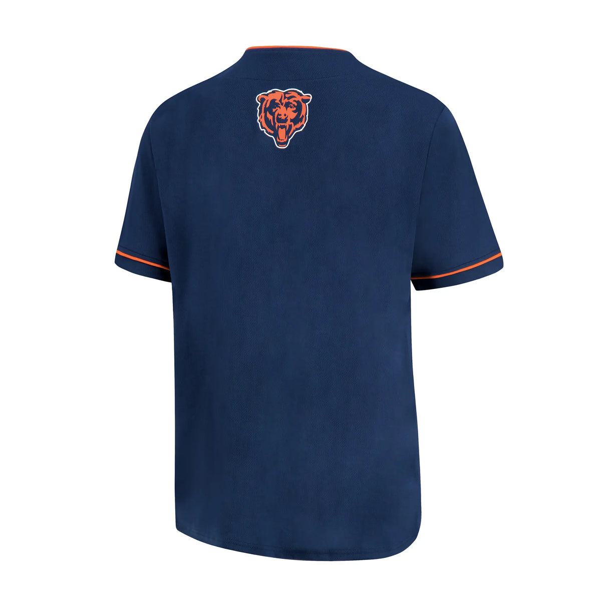 Ultra Game Adult's NFL Official Button Down Baseball Mesh Jersey Shirt | Chicago Bears