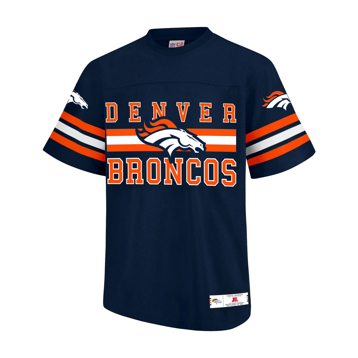 Ultra Game Adults NFL Official Soft Mesh Vintage Beast Mode Jersey T-Shirt | Denver Broncos