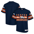 Ultra Game Adults NFL Official Soft Mesh Vintage Beast Mode Jersey T-Shirt | Denver Broncos