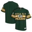 Ultra Game Adults NFL Official Soft Mesh Vintage Beast Mode Jersey T-Shirt | Green Bay Packers