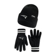 Ultra Game Adults NFL Official Super Soft Marled Winter Beanie Knit Hat With Warm Touch Screen Gloves | New England Patriots