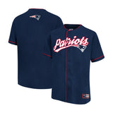 Ultra Game Adult's NFL Official Button Down Baseball Mesh Jersey Shirt