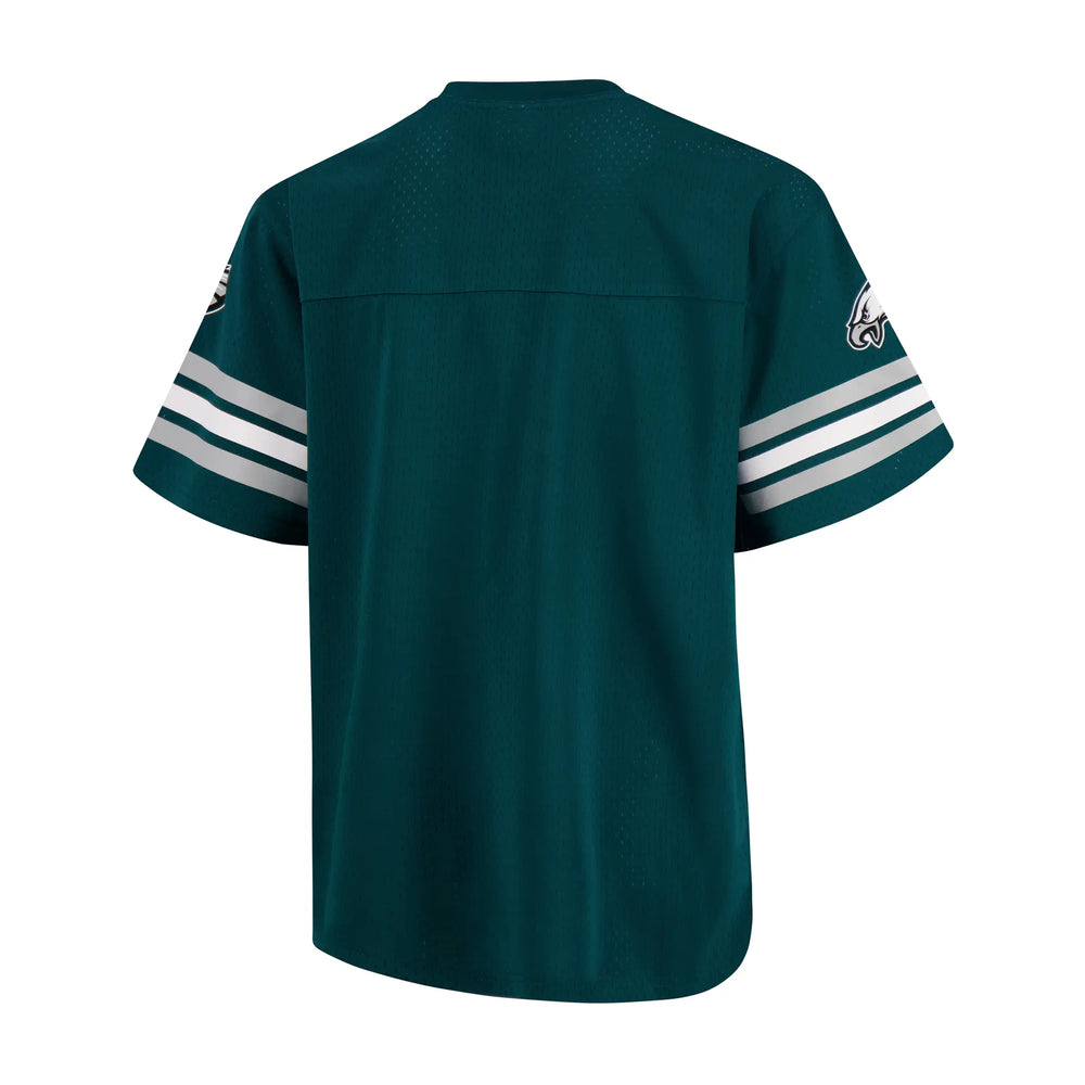 Ultra Game Adults NFL Official Soft Mesh Vintage Beast Mode Jersey T-Shirt | Philadelphia Eagles
