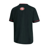 Ultra Game Adult's NFL Official Button Down Baseball Mesh Jersey Shirt