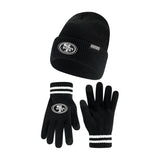 Ultra Game Adults NFL Official Super Soft Marled Winter Beanie Knit Hat With Warm Touch Screen Gloves