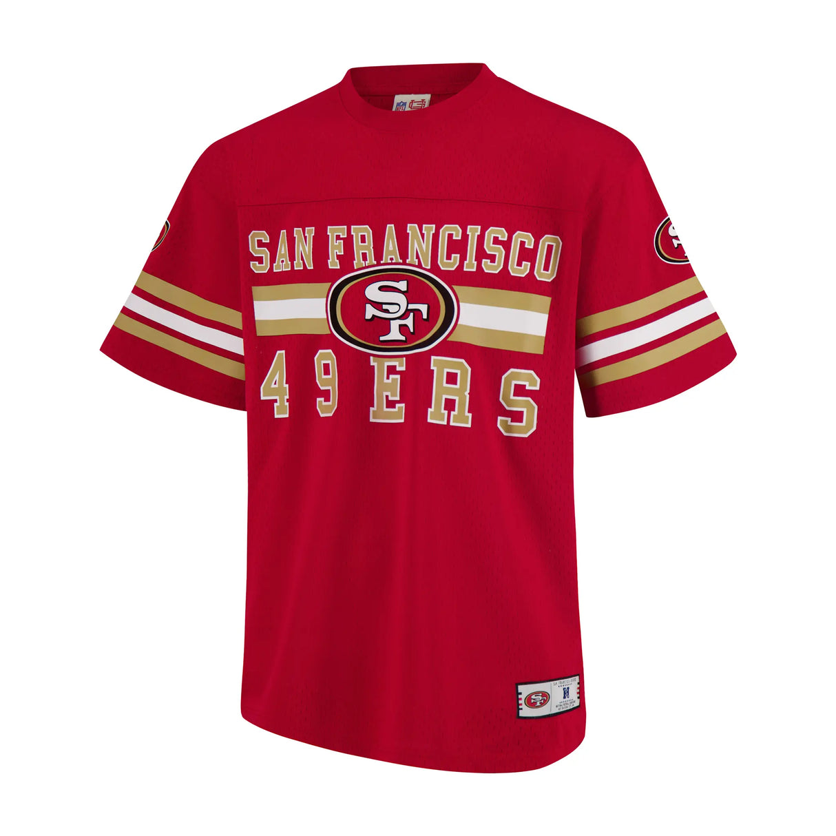Ultra Game Adults NFL Official Soft Mesh Vintage Beast Mode Jersey T-Shirt | San Francisco 49ers