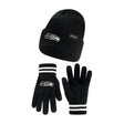 Ultra Game Adults NFL Official Super Soft Marled Winter Beanie Knit Hat With Warm Touch Screen Gloves | Seattle Seahawks