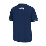 Ultra Game Adult's NFL Official Button Down Baseball Mesh Jersey Shirt
