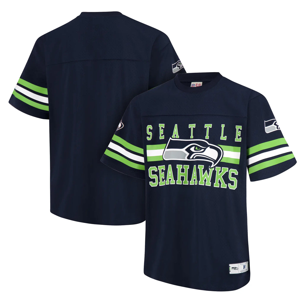 Ultra Game Adults NFL Official Soft Mesh Vintage Beast Mode Jersey T-Shirt