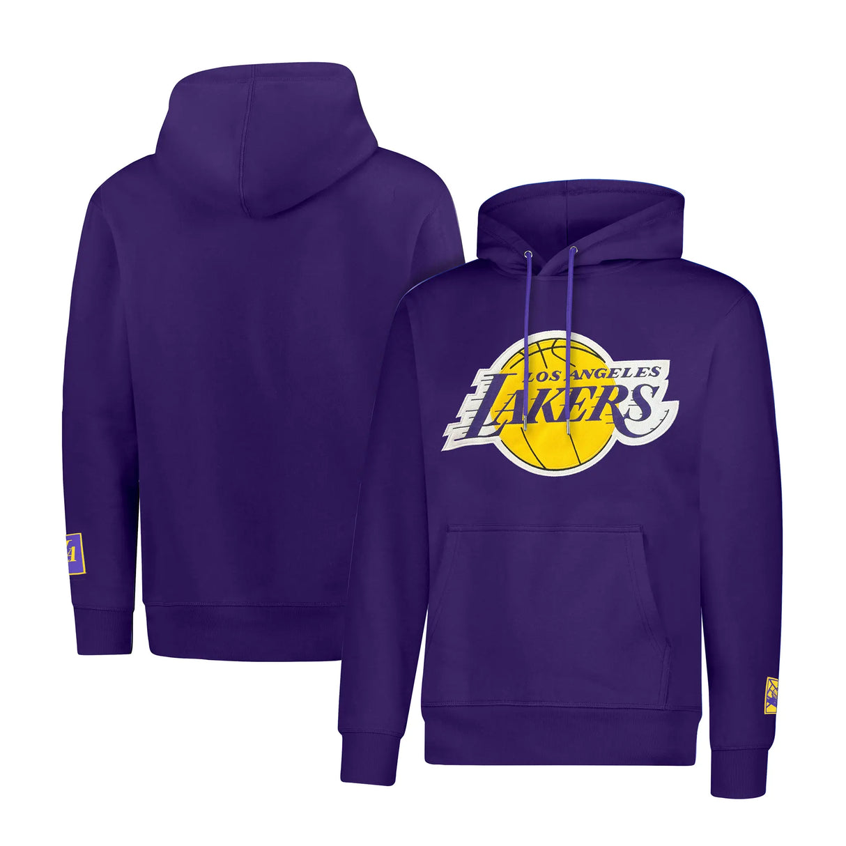 Ultra Game Adults NBA Official Court Classic Hoodie Sweatshirt - Supremely Soft | Los Angeles Lakers