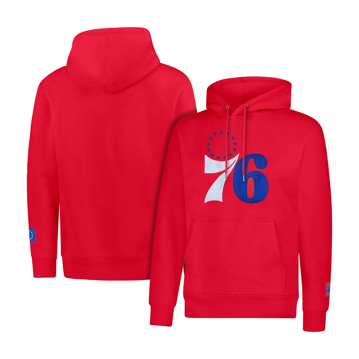 Ultra Game Adults NBA Official Court Classic Hoodie Sweatshirt - Supremely Soft | Philadelphia 76ers