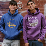 Ultra Game Adults NBA Official Court Classic Hoodie Sweatshirt - Supremely Soft | Sacramento Kings
