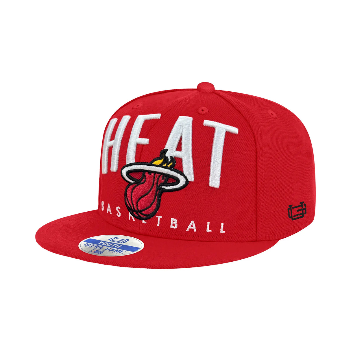 Ultra Game Youth NBA Official 8-20 Teamster Ultimate Baseball Cap Hat | Miami Heat