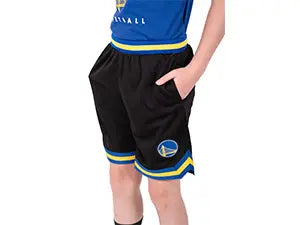 ultra game boys nba official black soft air mesh premium basketball shorts classic fit feature 3