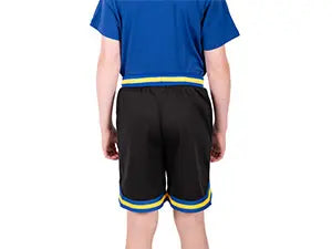 ultra game boys nba official black soft air mesh premium basketball shorts classic fit feature 4