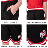 Ultra Game Boys NBA Official Soft Air Mesh Premium Basketball Shorts - Classic Fit | Indiana Pacers