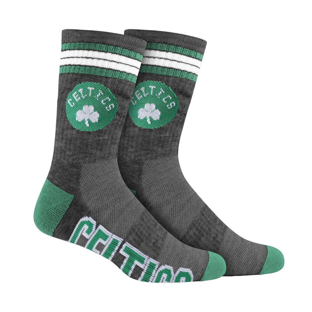 Ultra Game Boys NBA Official Athletic Cushioned Team Crew Socks - 3 Pack | Boston Celtics