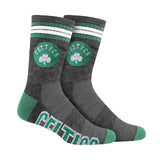 Ultra Game Boys NBA Official Athletic Cushioned Team Crew Socks - 3 Pack | Boston Celtics