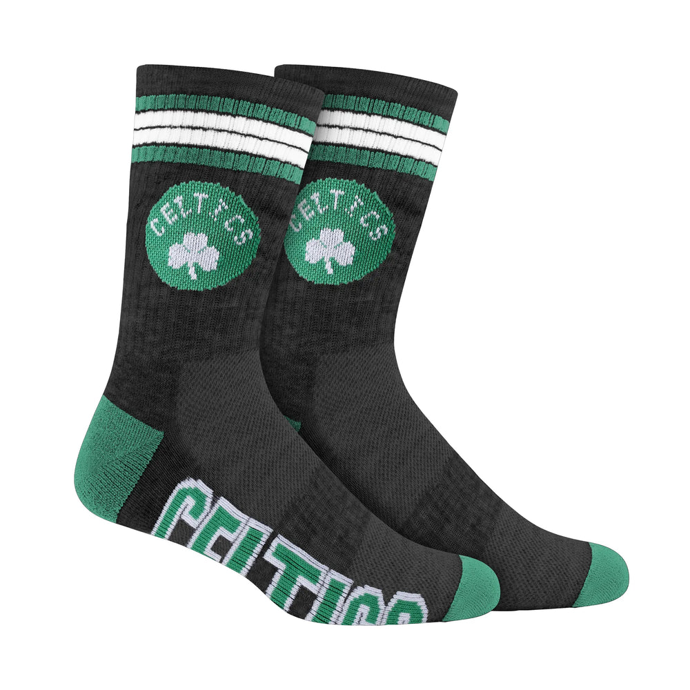 Ultra Game Boys NBA Official Athletic Cushioned Team Crew Socks - 3 Pack | Boston Celtics