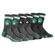 Ultra Game Boys NBA Official Athletic Cushioned Team Crew Socks - 3 Pack | Boston Celtics