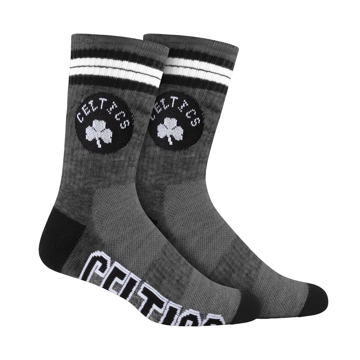 Ultra Game Boys NBA Official Athletic Cushioned Team Crew Socks - 3 Pack | Boston Celtics