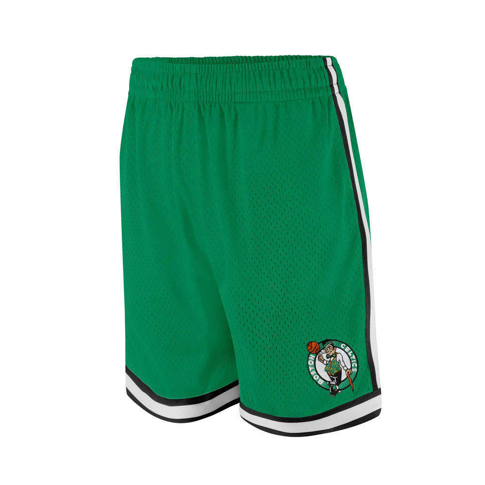 Ultra Game Boys NBA Official Soft Air Mesh Slam Basketball Shorts - Classic Fit | Boston Celtics