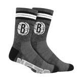 Ultra Game Boys NBA Official Athletic Cushioned Team Crew Socks - 3 Pack | Brooklyn Nets