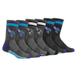 Ultra Game Boys NBA Official Athletic Cushioned Team Crew Socks - 3 Pack | Charlotte Hornets
