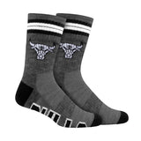 Ultra Game Boys NBA Official Athletic Cushioned Team Crew Socks - 3 Pack | Chicago Bulls